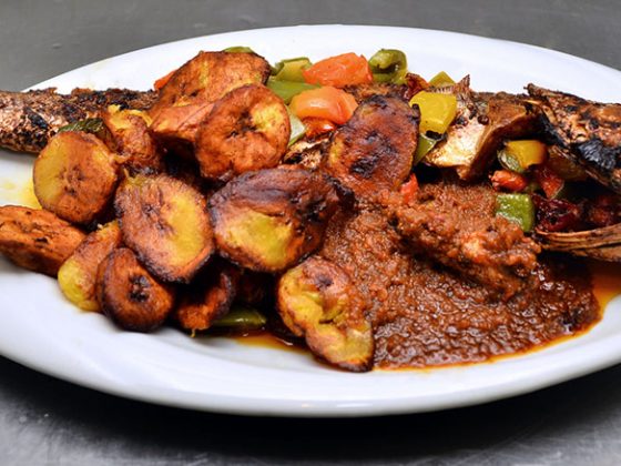 Fish and Plantain Dish