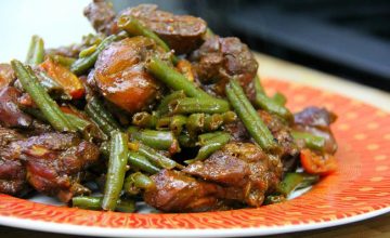 Stew Chicken with String Beans